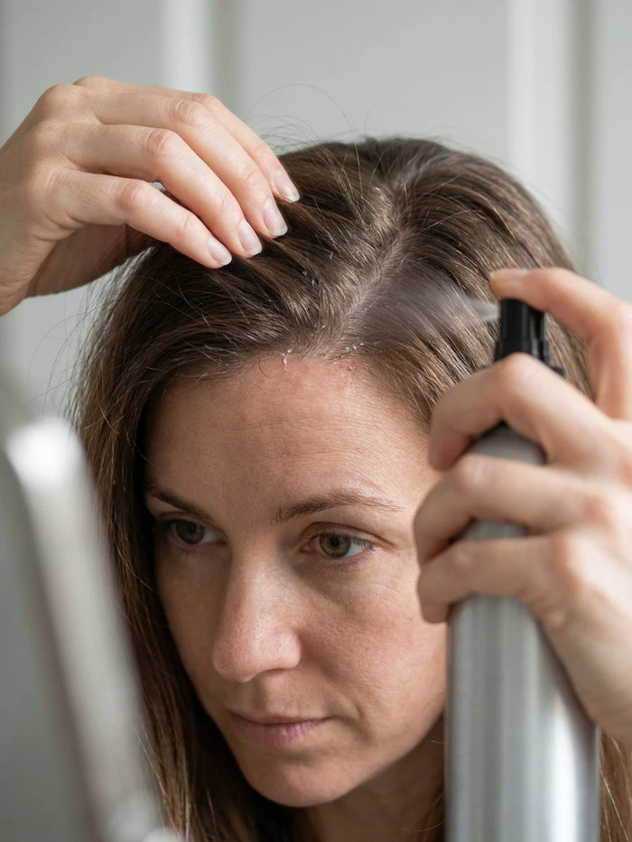 Styling products can weigh roots down