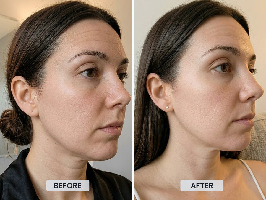 After 4 weeks with the Revimus LUMA Sculpting Wand