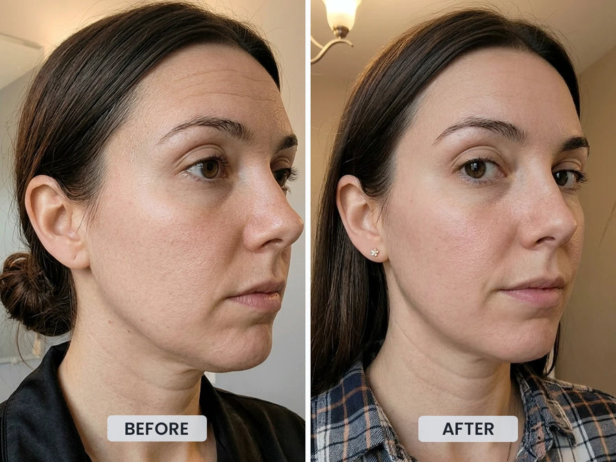 After 8 weeks with the Revimus LUMA Sculpting Wand